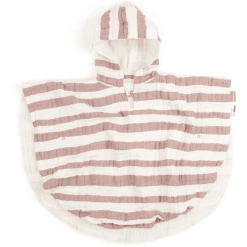 Done By Deer™ Badeponcho Stripes Rosa