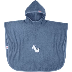 WÖRNER SÜDFROTTIER Badeponcho Zebra Dunkelblau 60 X 75 Cm